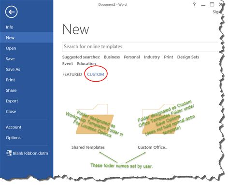 Creating microsoft word templates - ivpassl