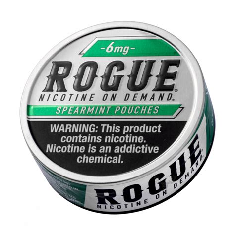 Rogue 6mg Spearmint Nicotine Pouches - Northerner US