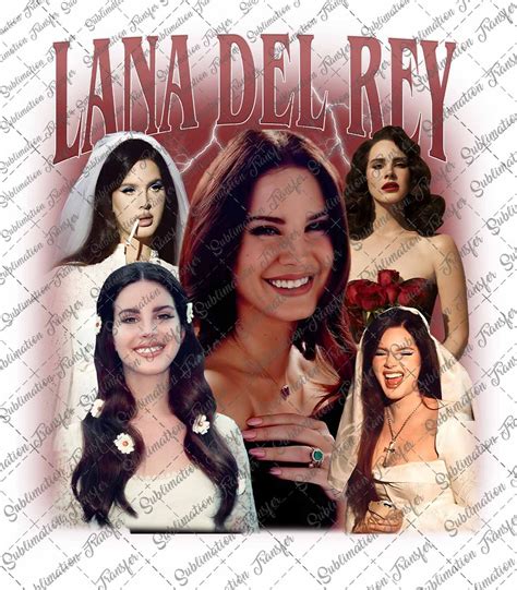 Lana Del Rey Png, Lana Del Rey Tour 2023, Lana Del Rey Vintage Style PNG Instant Digital ...