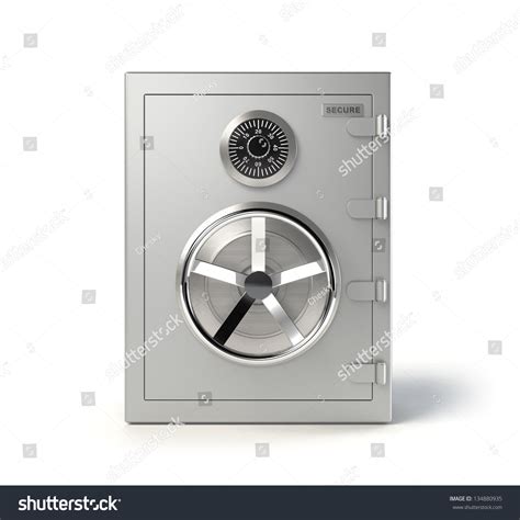 Front View Of Big Bank Vault Stock Photo 134880935 : Shutterstock