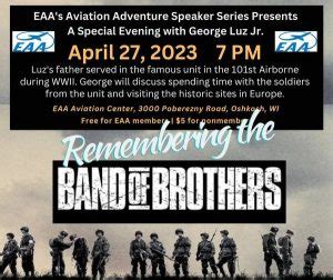 George Luz to Speak About the Band of Brothers at the EAA Aviation ...