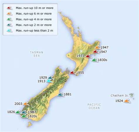 Local-source tsunamis – Tsunamis – Te Ara Encyclopedia of New Zealand