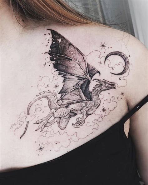 44 elegant dragon tattoos for women with meaning – Artofit