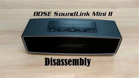 how to take apart bose soundlink - vansirononpatches