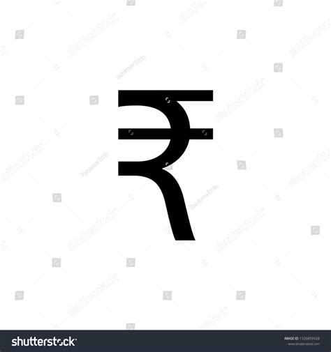 Symbol National Currency India Rupee Stock Vector (Royalty Free) 1326859328 | Shutterstock