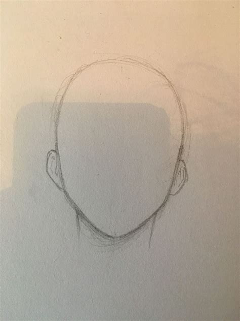 Basic front anime head shape for anatomy | Anime head shapes, Drawing heads, Anime drawings sketches