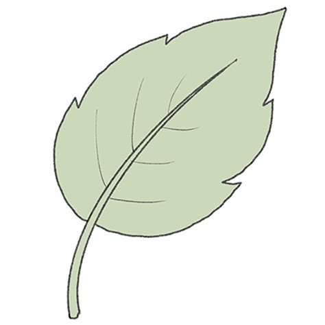 How to Draw a Leaf - Easy Drawing Tutorial For Kids