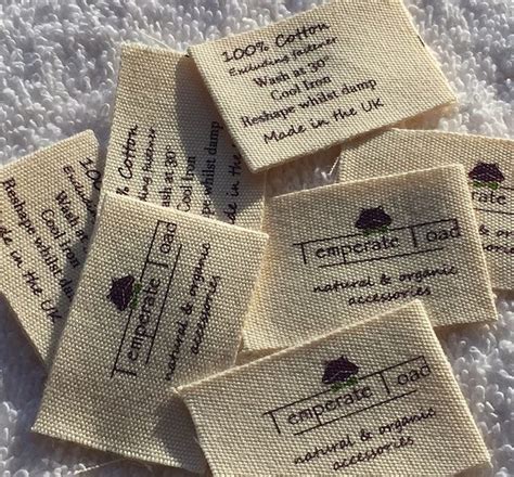 Cotton Clothing Labels | Fabric labels, Clothing labels design, Custom ...