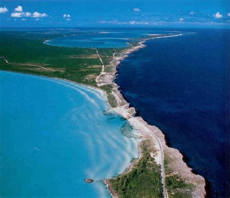 Caribbean Meets the Atlantic in Eleuthera Bahamas ~ Great Panorama Picture