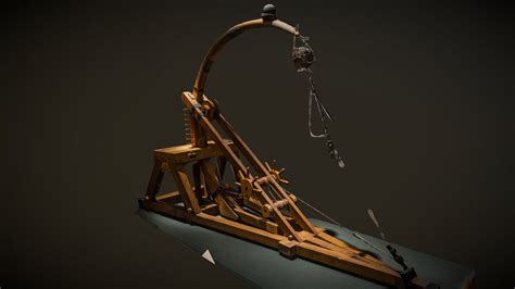 Leonardo da Vinci catapult scan (WIP) - Buy Royalty Free 3D model by ...