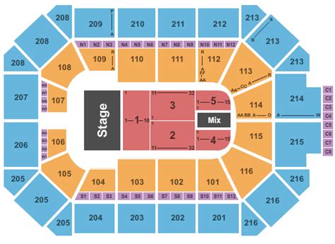 Seating Chart Allstate Arena Concert | Elcho Table