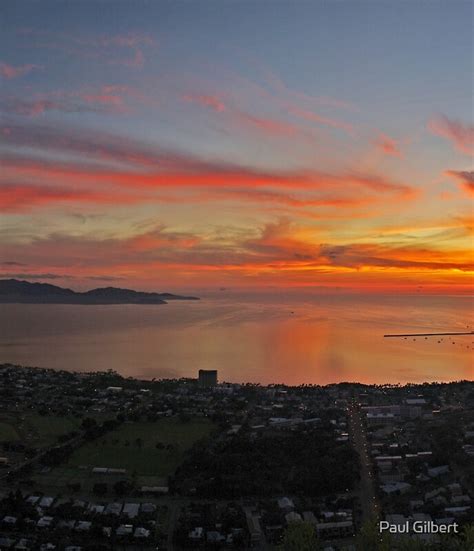 "Townsville Sunrise - From Castle Hill" Mini Skirts by Paul Gilbert | Redbubble