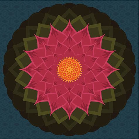 90+ Lotus Flower Top View Stock Illustrations, Royalty-Free Vector ...