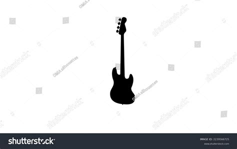 Bass Guitar Silhouette High Quality Vector Stock Vector (Royalty Free) 2239566725 | Shutterstock