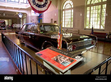 John F Kennedy 1961 Lincoln Presidential Limousine at The Henry Ford Stock Photo, Royalty Free ...