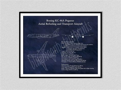 Boeing KC-46A Pegasus Airplane Drawing KC-46A Aerial - Etsy