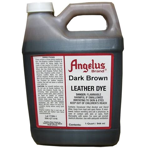 Leather Dye - Dark Brown Quart - Walmart.com - Walmart.com