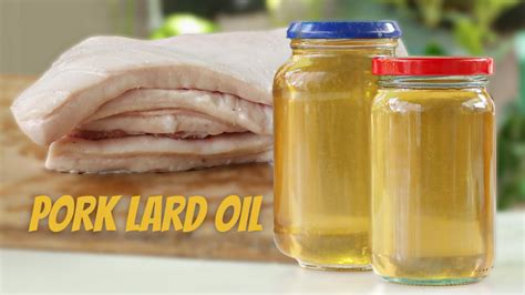 100% Pure and Natural Pork Lard | How to Make Pork Lard | Homemade Pork Lard Recipe - YouTube