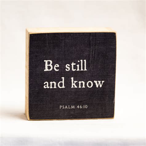 Be still and know – Revelation Culture