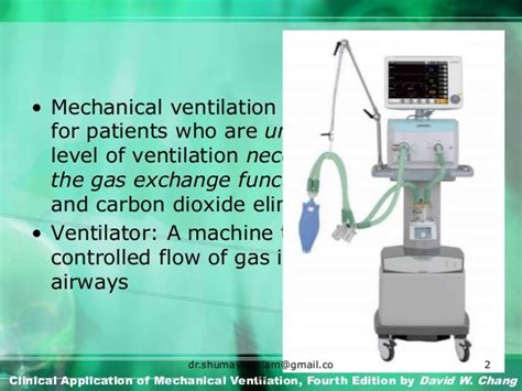 Basic mechanical ventilation settings