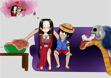 Boa Hancock Y Luffy by Klussyfer16 on DeviantArt