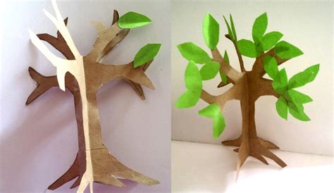 How to make an Easy Paper Craft Tree | Imagine Forest