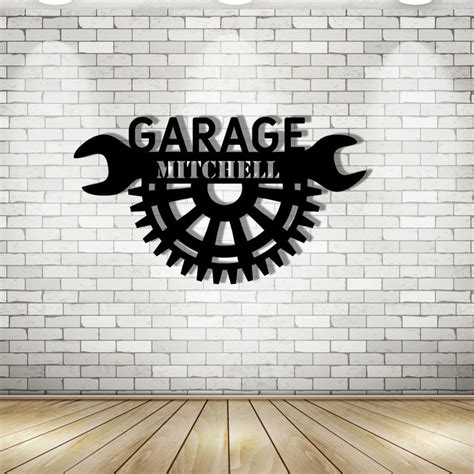 Personalized Garage Sign,Outdoor decor. . . Personalized Metal Garage ...