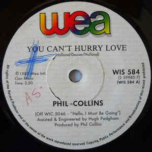 Phil Collins - You Can't Hurry Love (1982, Vinyl) | Discogs