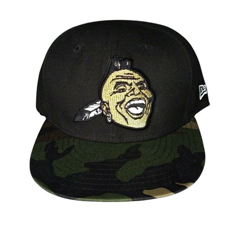 New Era Atlanta Braves Black Chief Noc-A-Homa Camo Undervisor 59FIFTY