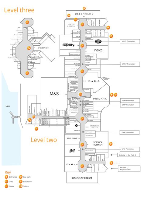 Lakeside Retail Park Map