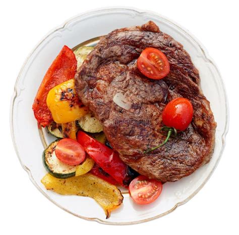 Kobe Beef Ribeye Steak With Vegetables Royalty Free Stock Image - Image ...