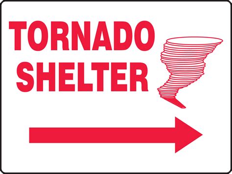 Free Printable Tornado Shelter Signs