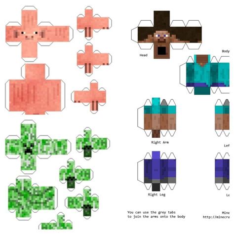 Minecraft Pig Papercraft Minecraft Characters Google Search Minecraft | Minecraft characters ...