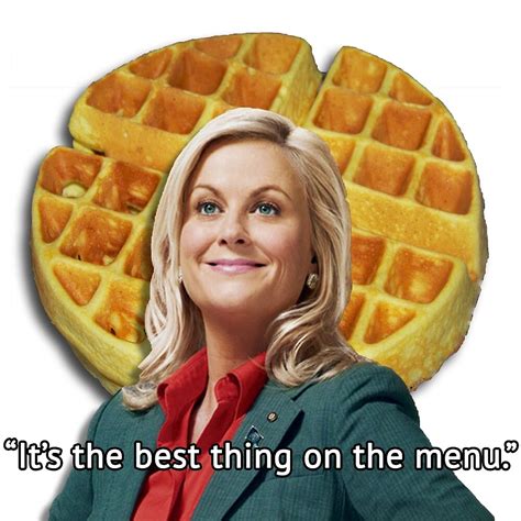 "Leslie Knope Loves Waffles" by WillLivingston | Redbubble