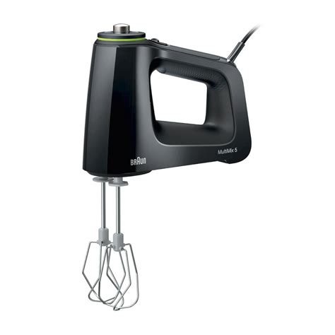 Braun MultiMix HM5100 Hand Mixer in Black with MultiWhisks and Dough ...