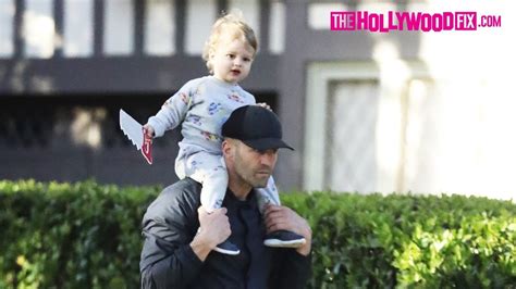 Jason Statham Takes His Son Jack Out For An Afternoon Stroll Without His Mother Rosie Huntington ...