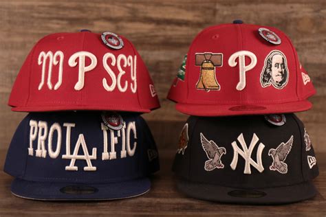 Custom Fitted Caps | All Over Patch Embroidery 59FIFTY Fitted Hats – Cap Swag