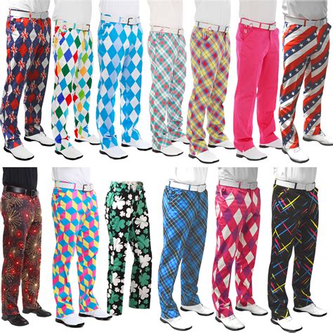 Golf Pants By Royal And Awesome Funky Loud Crazy Golf Slacks Trousers ...