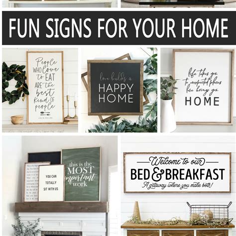 Fun Wood Signs for your Home - Eighteen25