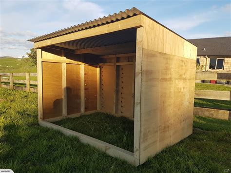 Calf Shelter 2.4m x 1.5m x 1.5m high | Trade Me | Custom sheds, Treated ...