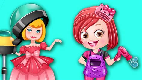 Dress Up Like A Hairstylist | Baby Hazel Dress Up Games | Dress Up Games For Kids - YouTube