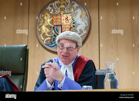 Judge sitting in the Crown Court Stock Photo - Alamy