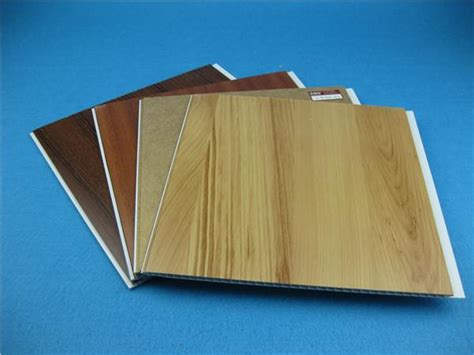 Natural Red Oak Wood Finish PVC Ceiling Panels For Interior Decor , 250mm * 5mm