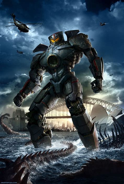 Gipsy Danger by Dave Rapoza | Pacific rim movie, Pacific rim striker ...