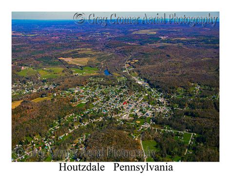 Aerial Photo of Houtzdale, Pennsylvania – America from the Sky