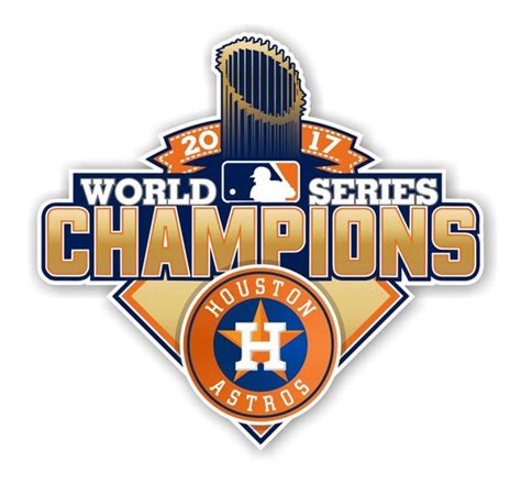 Houston Astros 2017 World Series Champions Decal | Etsy