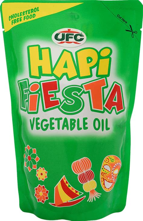 UFC Hapi Fiesta Vegetable Oil 2L | Products | NutriAsia