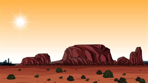 Thumbnail design with grand canyon landscape 12668318 Vector Art at Vecteezy