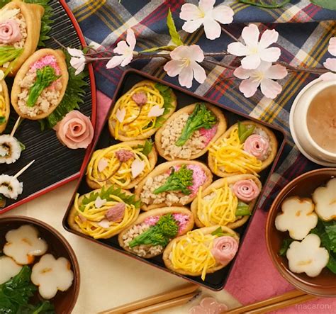 お花見弁当はこれで完璧♩ジャンル別のレシピ25選＆詰め方のコツも伝授！ - macaroni | レシピ, 料理 レシピ, お花見 レシピ