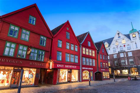 The District Bryggen in Bergen, Norway, Norway